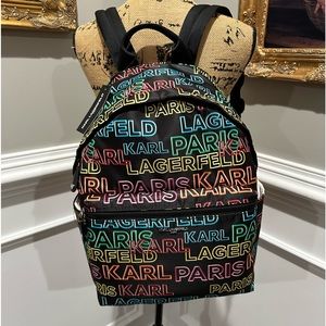 Karl Langerfeld Paris Graffiti full size backpack